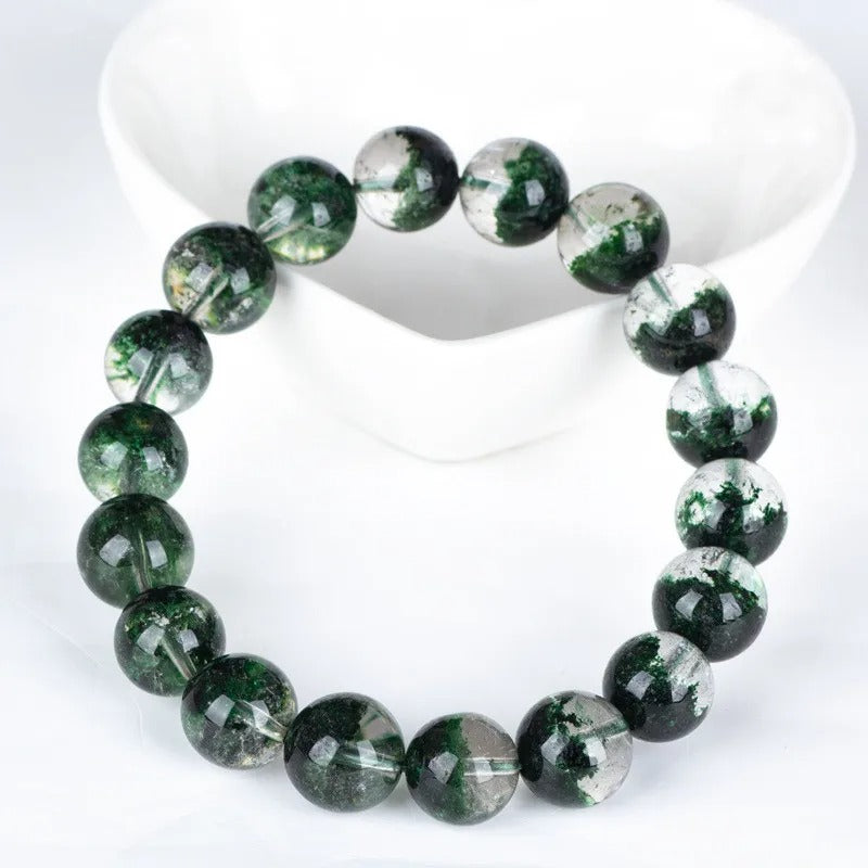 Natural Green Crystal Bracelet | Blessings For Wealth And Career Growth