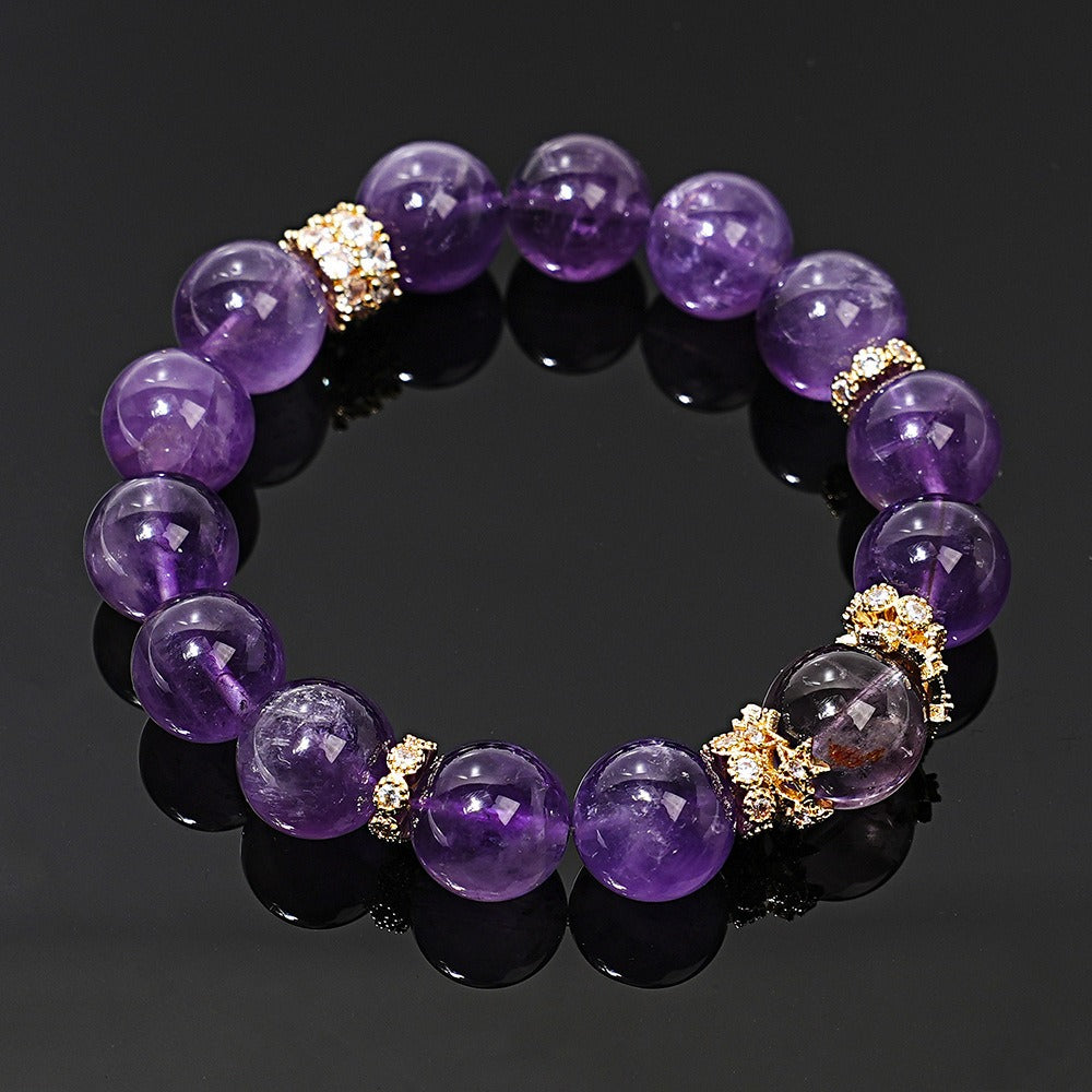 Nine Purple Fire Bracelet For Good Luck | Brings Prosperity To Your Love Life, Relationships, Career, And Happiness
