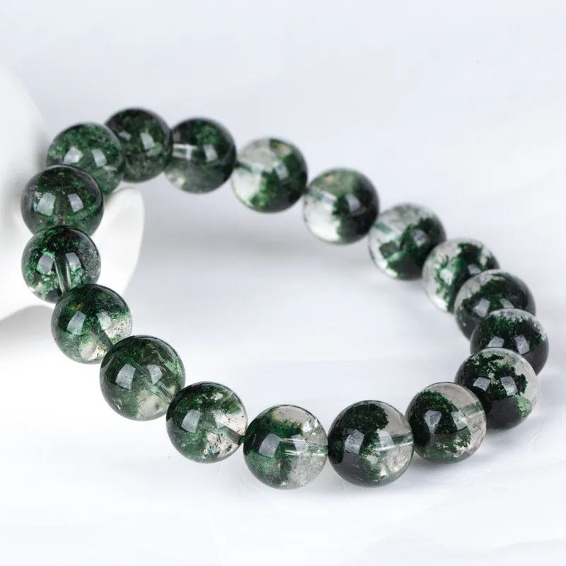 Natural Green Crystal Bracelet | Blessings For Wealth And Career Growth