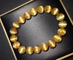 Natural Golden Rutilated Quartz Bracelet｜Prosperity, Evil-Repelling, And High-Energy Protection