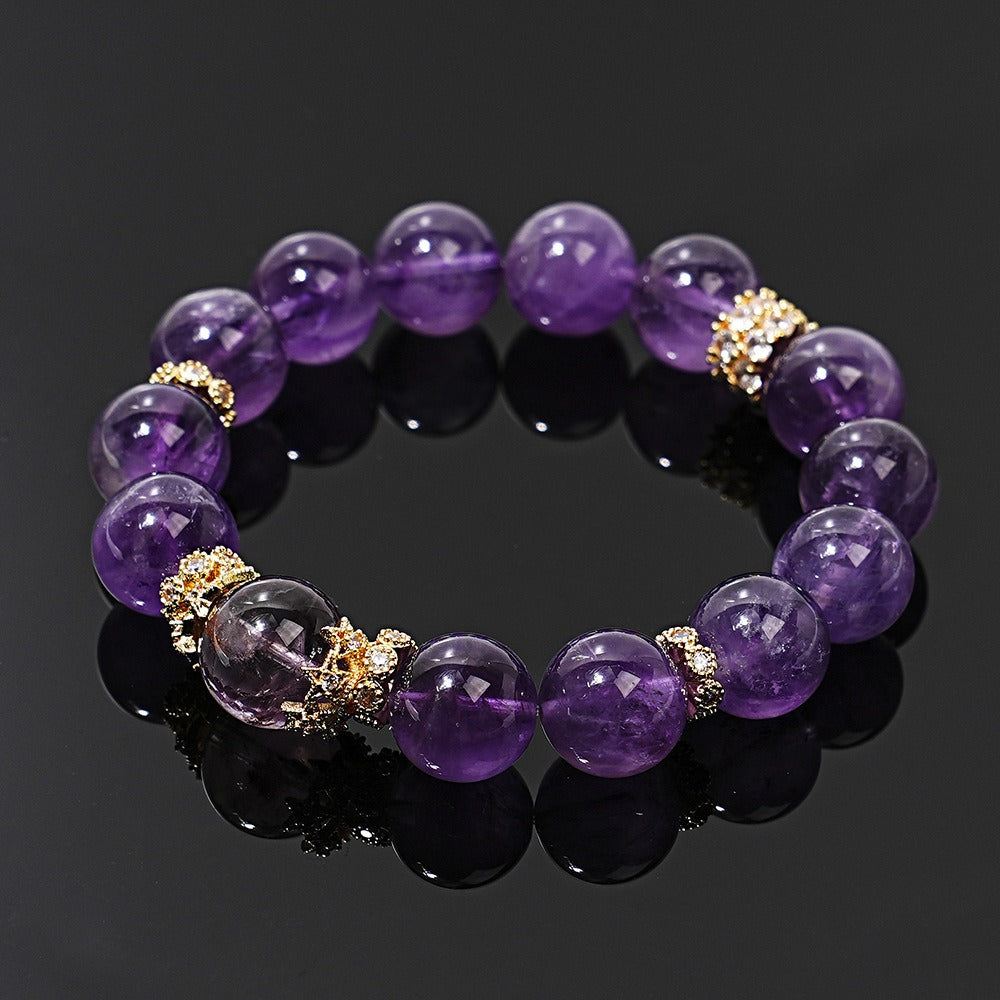 Nine Purple Fire Bracelet For Good Luck | Brings Prosperity To Your Love Life, Relationships, Career, And Happiness