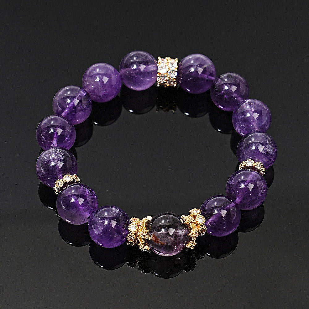 Nine Purple Fire Bracelet For Good Luck | Brings Prosperity To Your Love Life, Relationships, Career, And Happiness