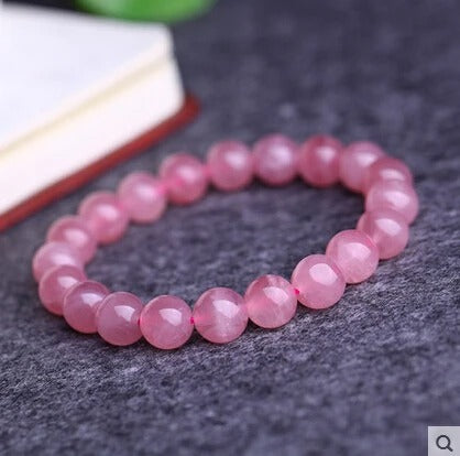Natural Rose Quartz Bracelet | Attract The Opposite Sex, Improve Interpersonal Relationships, And Heal The Soul