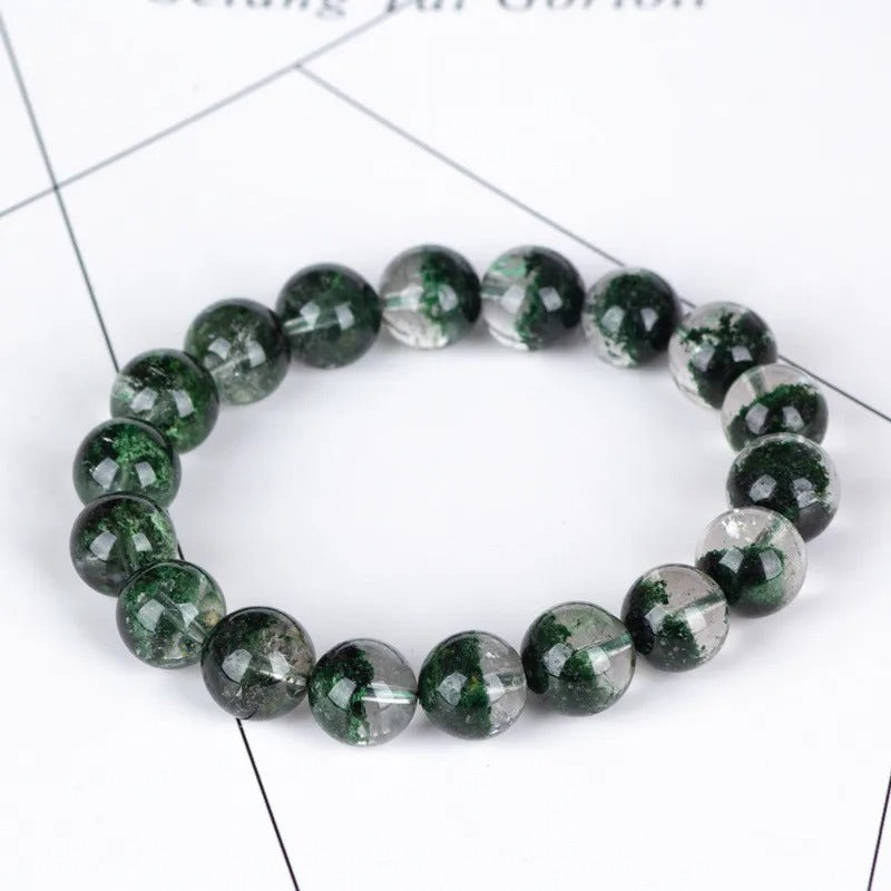 Natural Green Crystal Bracelet | Blessings For Wealth And Career Growth